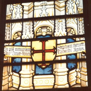 Window in Lady Chapel of Downside Abbey