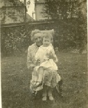 Eve with grandmother Eccles
